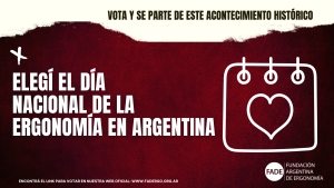 Gracias por participar de la elección del día Nacional de la Ergonomía en Argentina