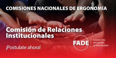 FADE convoca a integrar la Comisi&oacute;n de Relaciones Institucionales
